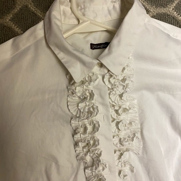 J. McLaughlin Tops - J McLaughlin white button down